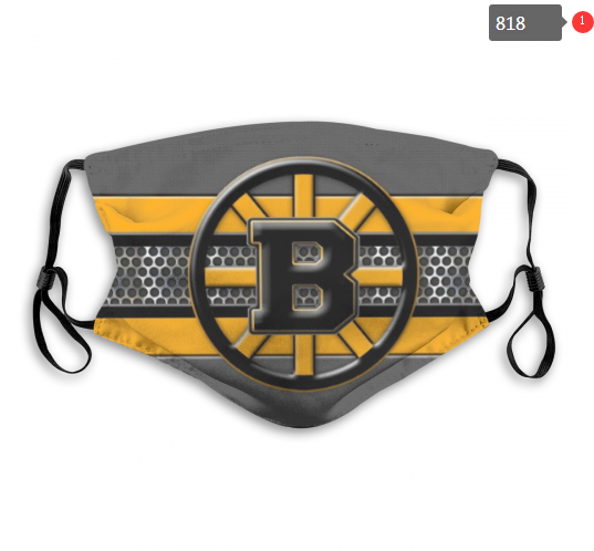 NHL Boston Bruins #3 Dust mask with filter->nhl dust mask->Sports Accessory